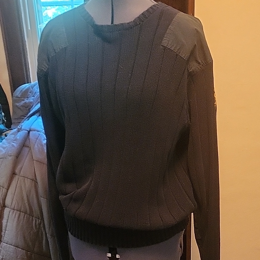 Navy Polo Prep Sweater